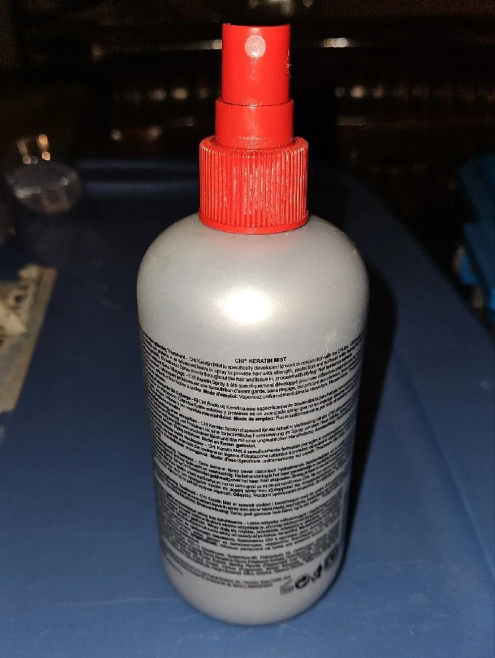 CHI Keratin Mist Leave-In Treatment - White Bottle with Red Accents